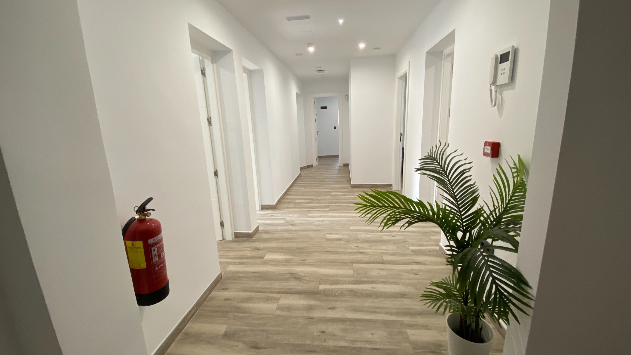 pasillo habitaciones